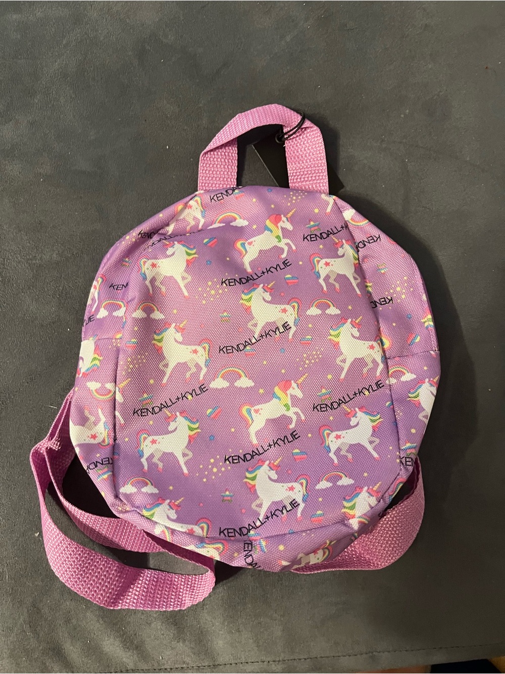 Kendall & Kylie Purple and Pink Kids Unicorn Mini Backpack